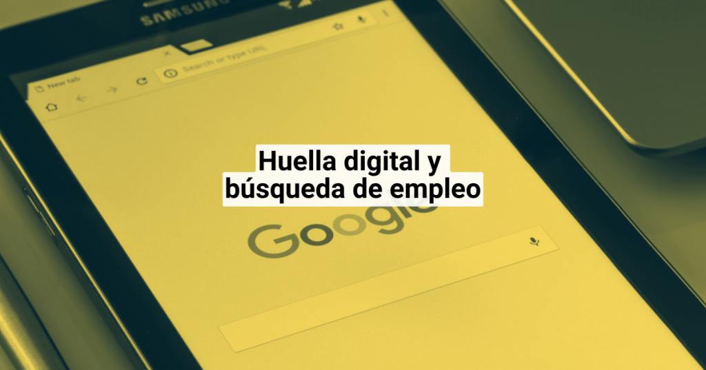 Huella digital y úsqueda de empleo
